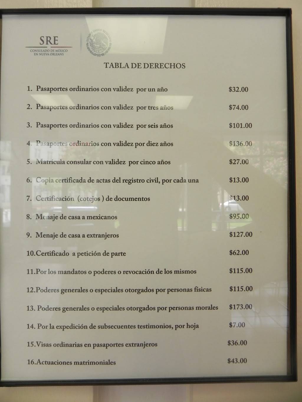 Consulado de México en Nueva Orleans | 901 Convention Center Blvd #119, New Orleans, LA 70130, USA | Phone: (504) 528-3722