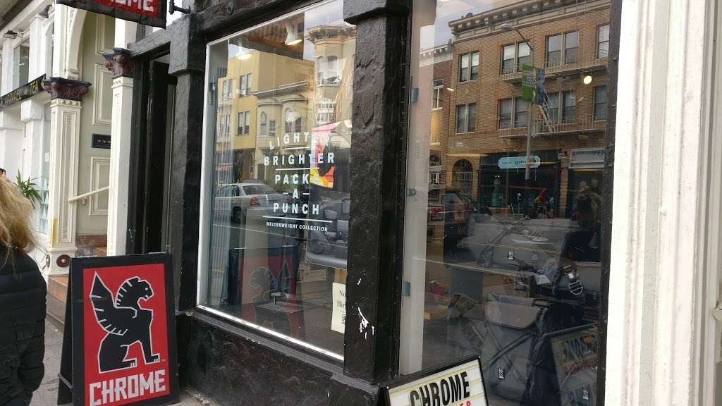 Chrome Industries - The Mission | 962 Valencia St, San Francisco, CA 94110, USA | Phone: (415) 874-9232 Chrome Industries - The Mission | 962 Valencia St, San Francisco, CA 94110, USA | Phone: (415) 874-9232