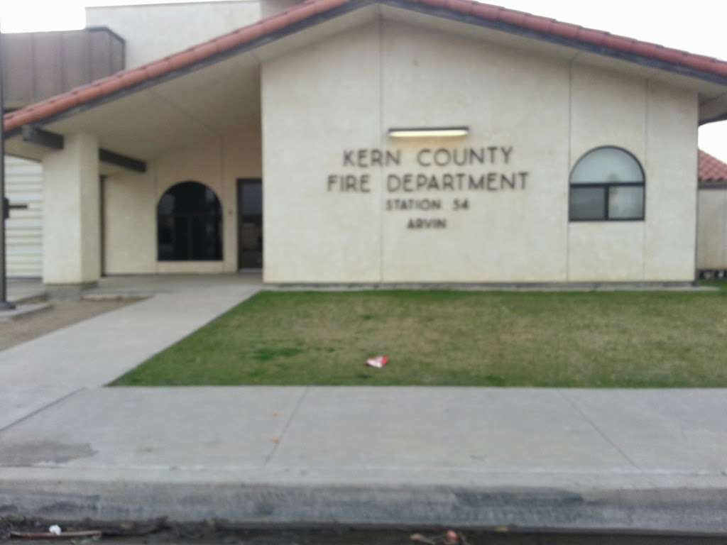Kern County Fire Station 54 | 301 Campus Dr, Arvin, CA 93203, USA | Phone: (661) 854-5517