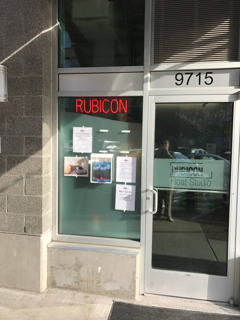 Rubicon Float Studio | 9715 NE 119th Way, Kirkland, WA 98034, USA | Phone: (866) 356-2888 Rubicon Float Studio | 9715 NE 119th Way, Kirkland, WA 98034, USA | Phone: (866) 356-2888