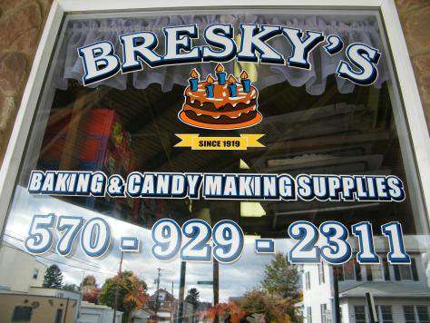 Breskys Cake & Candy Supply | 78 S Kennedy Dr, McAdoo, PA 18237, USA | Phone: (570) 929-2311