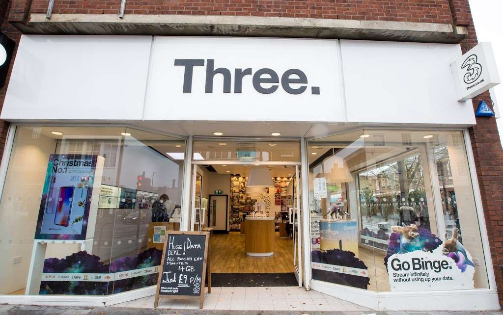 Three | 118 - 120 Eltham High St, London SE9 1BJ, UK | Phone: 020 3247 0083