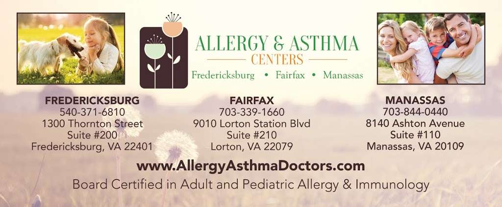 Allergy & Asthma Center of Manassas | 8140 Ashton Ave #110, Manassas, VA 20109, USA | Phone: (703) 844-0440