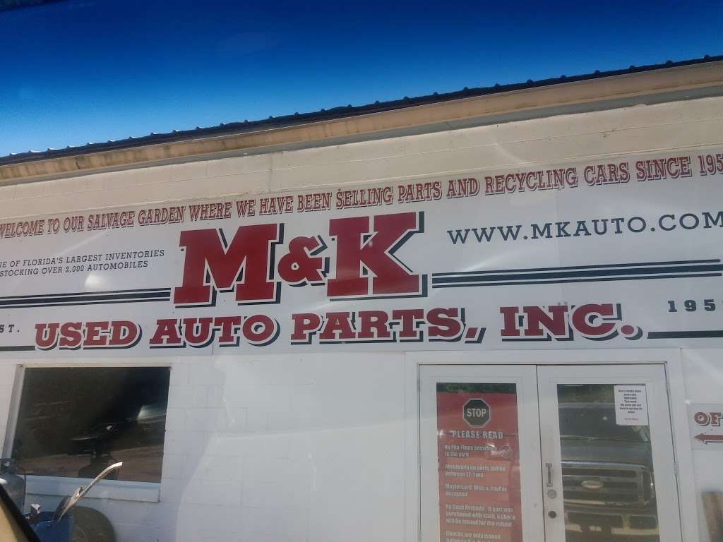 M&K Used Auto Parts, Inc | 3100 N Sparkman Ave, Orange City, FL 32763, USA | Phone: (386) 775-2200