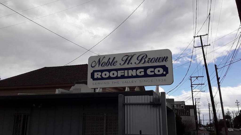 Noble H Brown Roofing Co | 813 E Hazelton Ave, Stockton, CA 95203, USA | Phone: (209) 462-3685