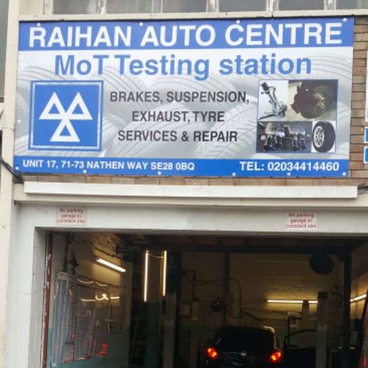 Raihan Auto Center | 0BQ, 73 Nathan Way, London SE28 0BQ, UK | Phone: 020 3441 4460