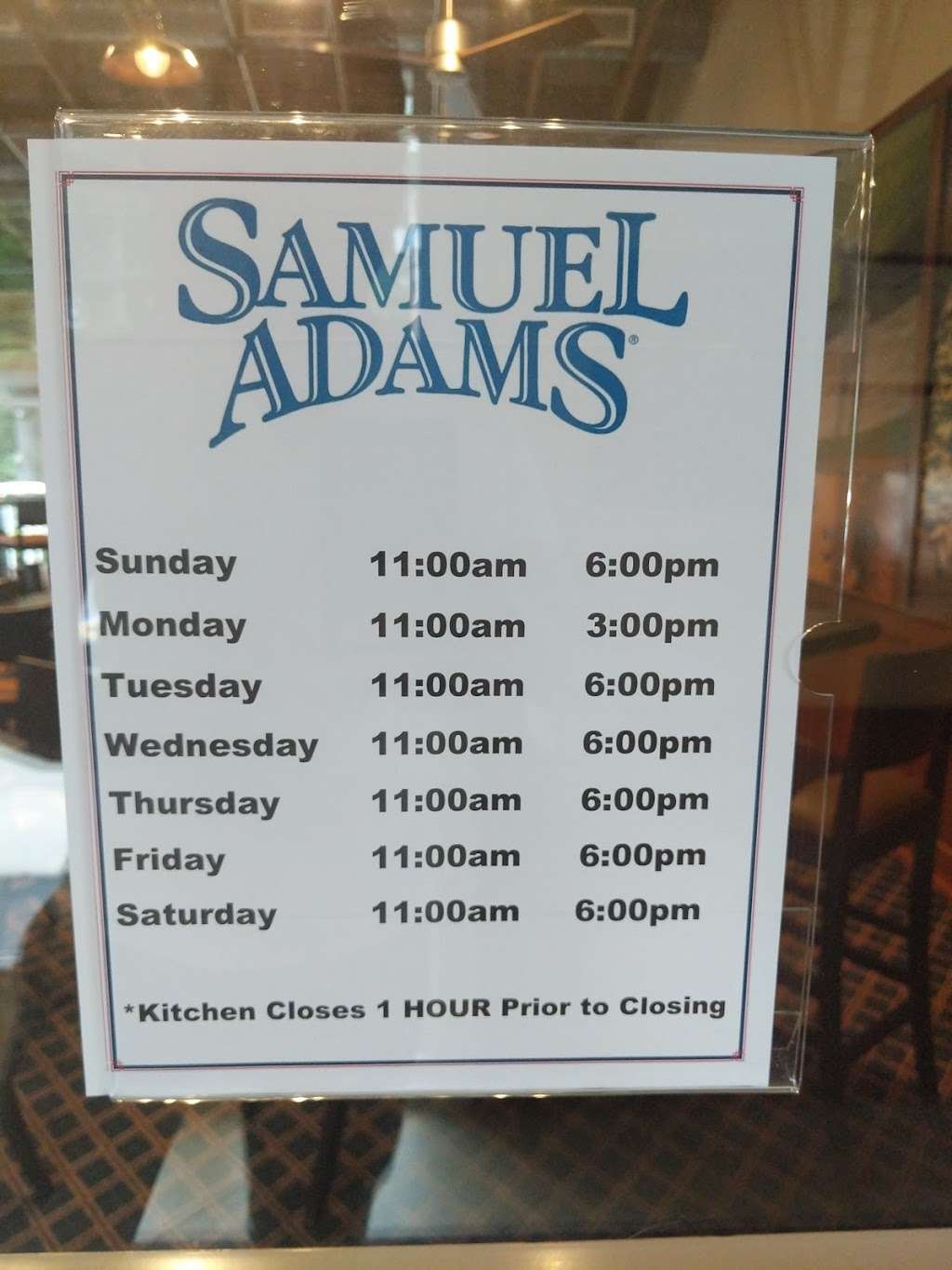 Sam Adams Pub | 2 Buffington Rd, Dover, NJ 07801, USA | Phone: (973) 724-4630