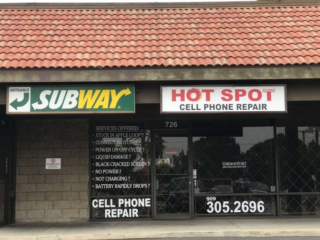 Hot Spot Wireless | 726 E Foothill Blvd, San Dimas, CA 91773, USA | Phone: (909) 305-2696