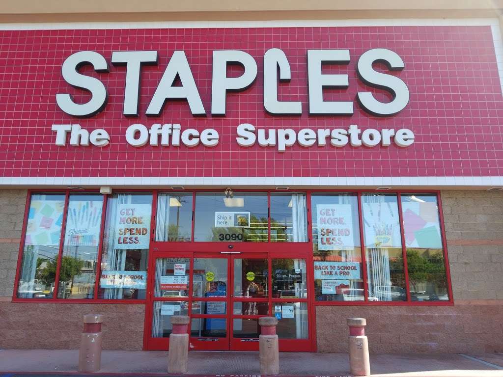 Staples | 3090 E Slauson Ave, Huntington Park, CA 90255, USA | Phone: (323) 277-3706