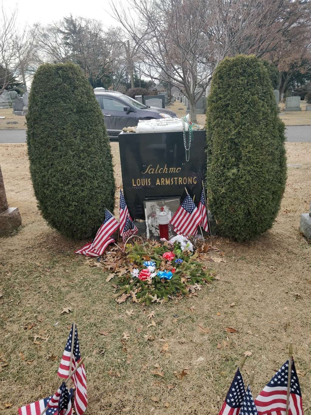 Louis Armstrong Grave | Unnamed Road, Flushing, NY 11358, USA