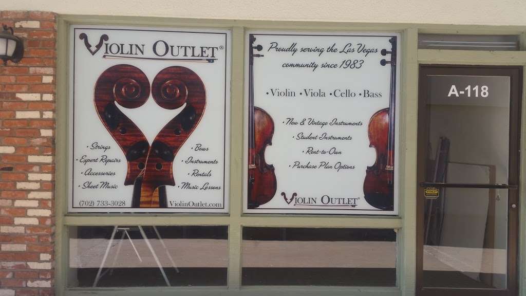 Violin Outlet | 900 East Karen Avenue A122, Las Vegas, NV 89109, USA | Phone: (702) 733-3028
