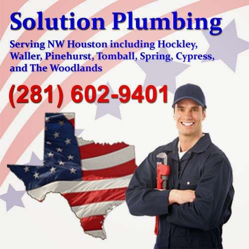 Solution Plumbing | 24277 Marshburn Dr, Hockley, TX 77447, USA | Phone: (281) 259-8186