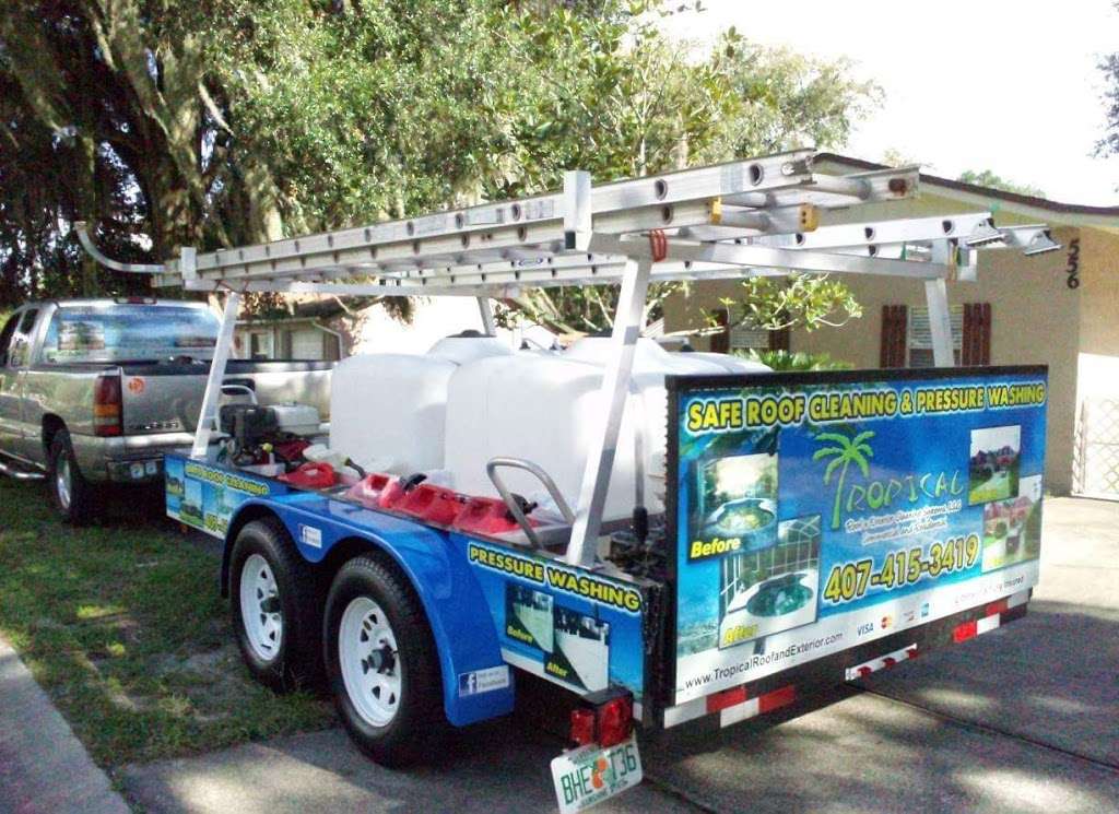 Tropical Roof & Exterior Cleaning | 128 Foxridge Run, Longwood, FL 32750, United States | Phone: (407) 951-3634