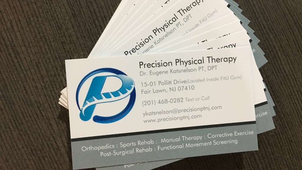 Precision Physical Therapy | 15-01 Pollitt Dr Unit 3, Fair Lawn, NJ 07410, USA | Phone: (201) 468-0282