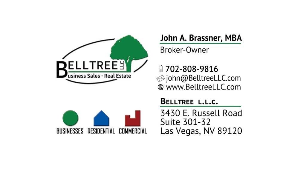 Belltree LLC. Business Brokers and Real Estate Sales | 3430 E Russell Rd suite 301-32, Las Vegas, NV 89120, USA | Phone: (702) 808-9816