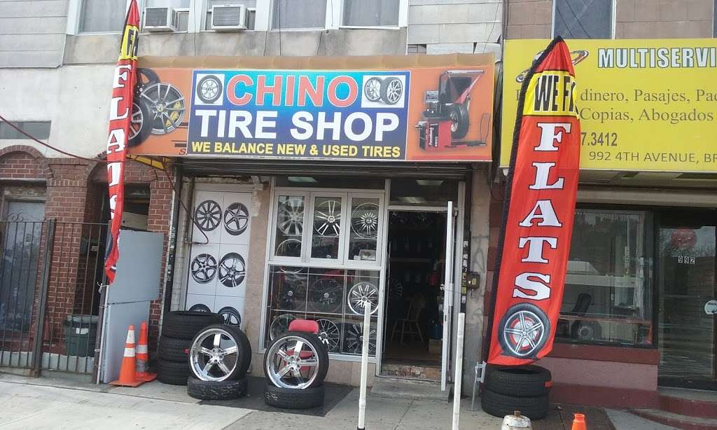 Chino tire shop | 994 4th Ave, Brooklyn, NY 11232, USA | Phone: (646) 379-8943