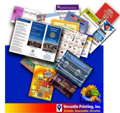 Versatile Printing, Inc. | 18 Lisa St, Burlington, MA 01803, USA | Phone: (781) 221-2112