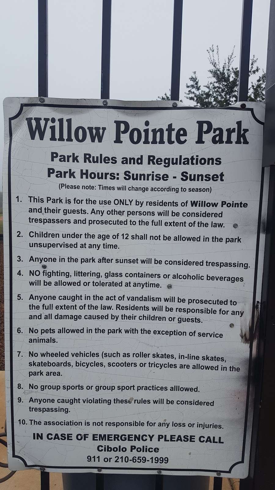 Williow Pointe Park | 340-352 Willow View, Cibolo, TX 78108, USA