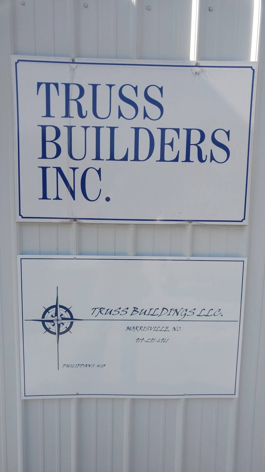 Truss Builders Inc | 10401 Chapel Hill Rd, Morrisville, NC 27560, USA | Phone: (919) 467-9988