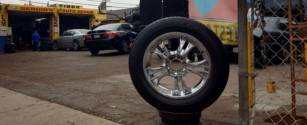 Sergios Tires and Auto Repair | 3247 East Cesar E Chavez Avenue, Los Angeles, CA 90063, USA | Phone: (323) 262-6716