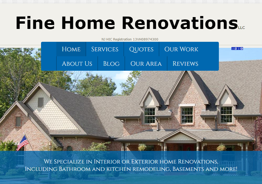 Fine Home Renovations LLC | 1572 Julian Terrace, Union, NJ 07083, USA | Phone: (201) 463-2188