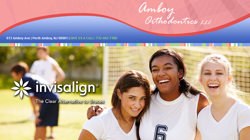 Amboy Orthodontics | 613 Amboy Ave Suite 102, Perth Amboy, NJ 08861, USA | Phone: (732) 442-7300