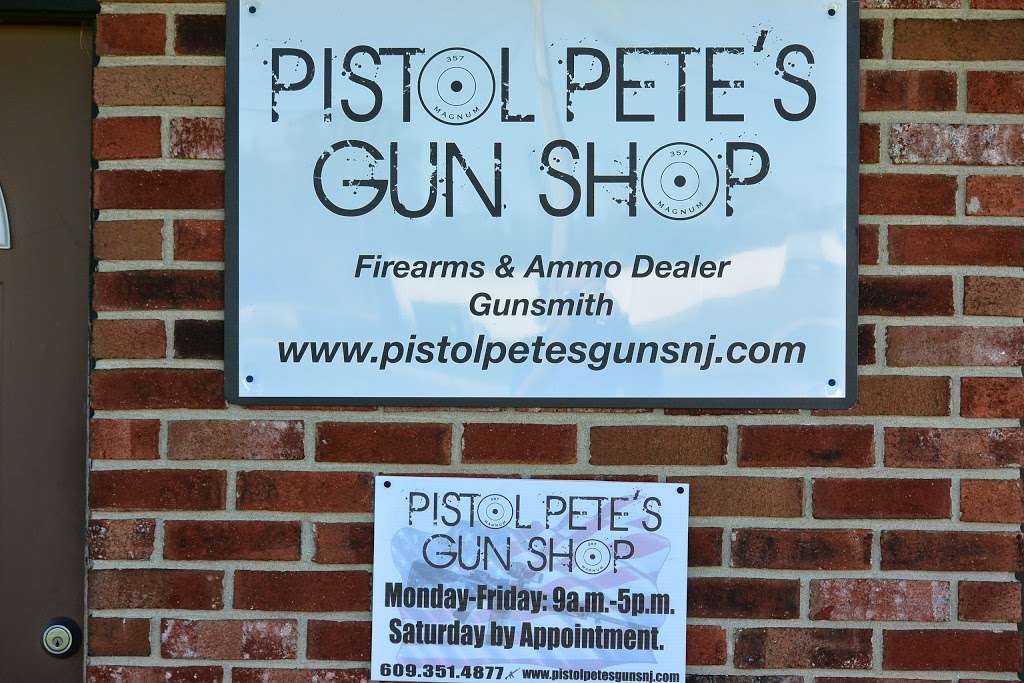 Pistol Petes Gun Shop | 4 Park Dr, Shamong, NJ 08088 | Phone: (609) 534-2190