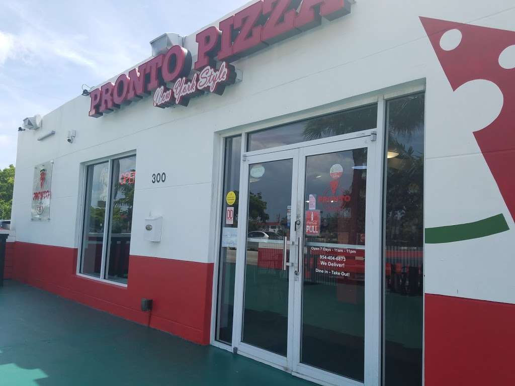 Pronto New York Style Pizza | 300 S Federal Hwy, Dania Beach, FL 33004, USA | Phone: (954) 404-6873