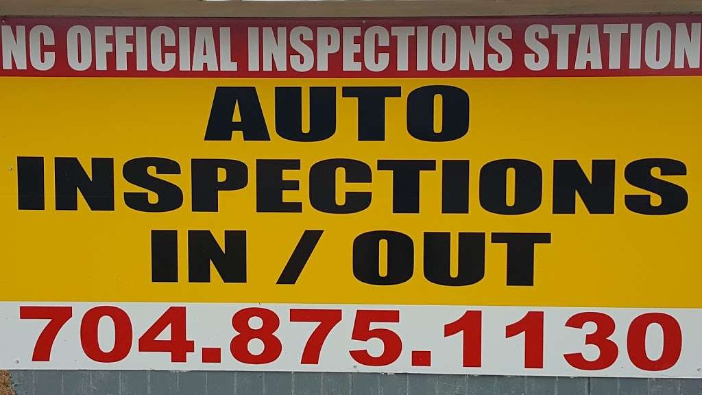 Auto Inspections In/Out | 11230 Mt Holly-Huntersville Rd, Huntersville, NC 28078 | Phone: (704) 875-1130