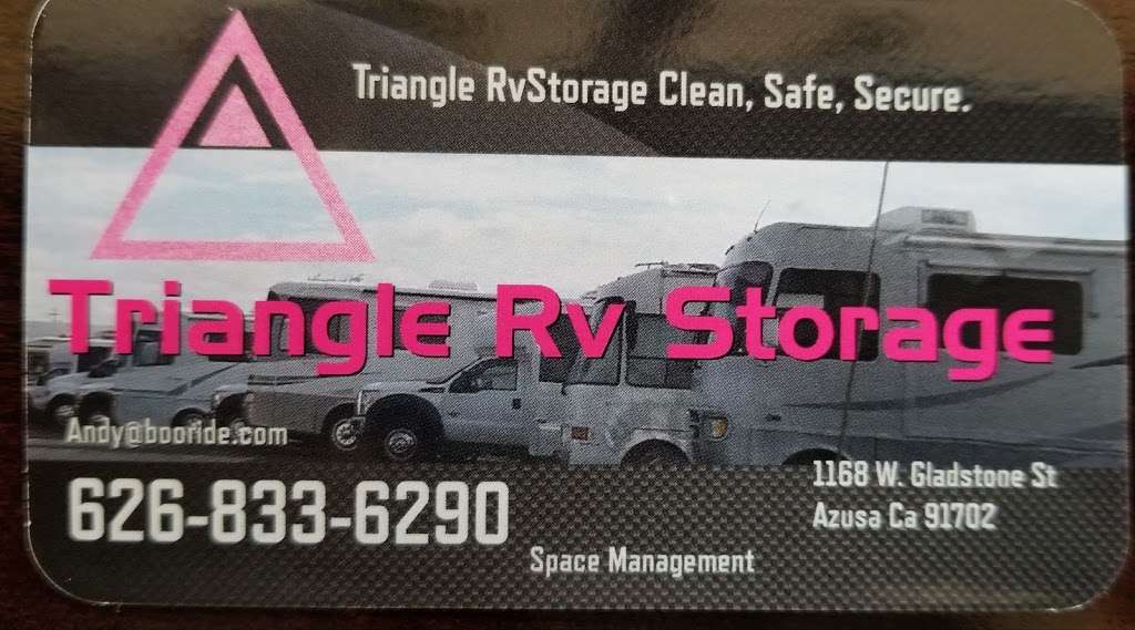 Triangle Rv Storage | 1168 W Gladstone St, Azusa, CA 91702, USA | Phone: (626) 833-6290