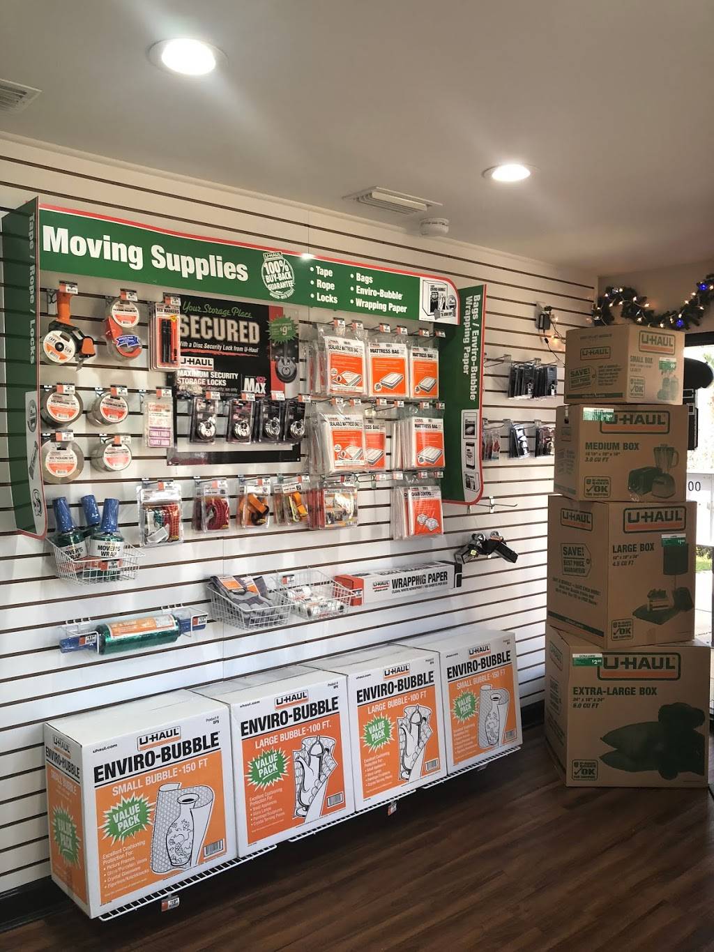 Moving Supplies Showroom at U-Haul Moving & Storage at Phillips  | 3435 Philips Hwy, Jacksonville, FL 32207, USA | Phone: (904) 398-3016