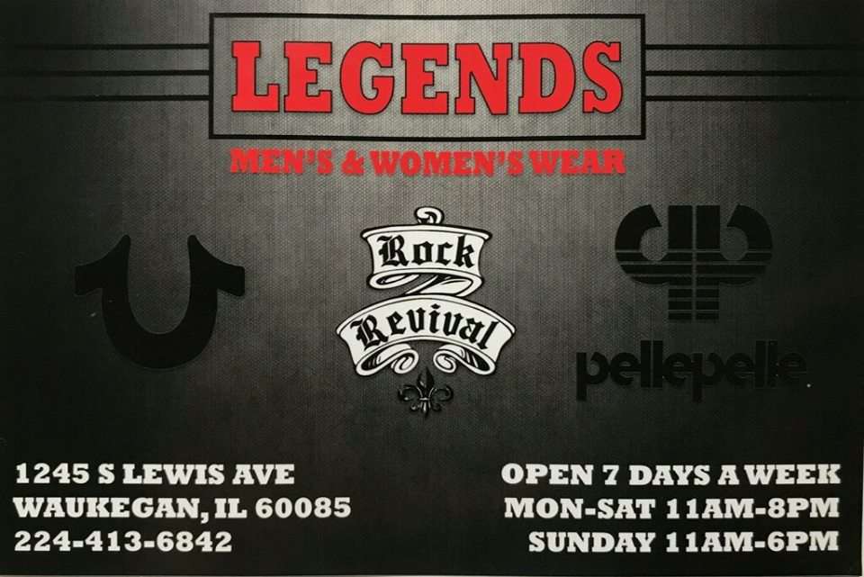 Legends Of Waukegan | 1245 S Lewis Ave, Waukegan, IL 60085, USA | Phone: (224) 413-6842