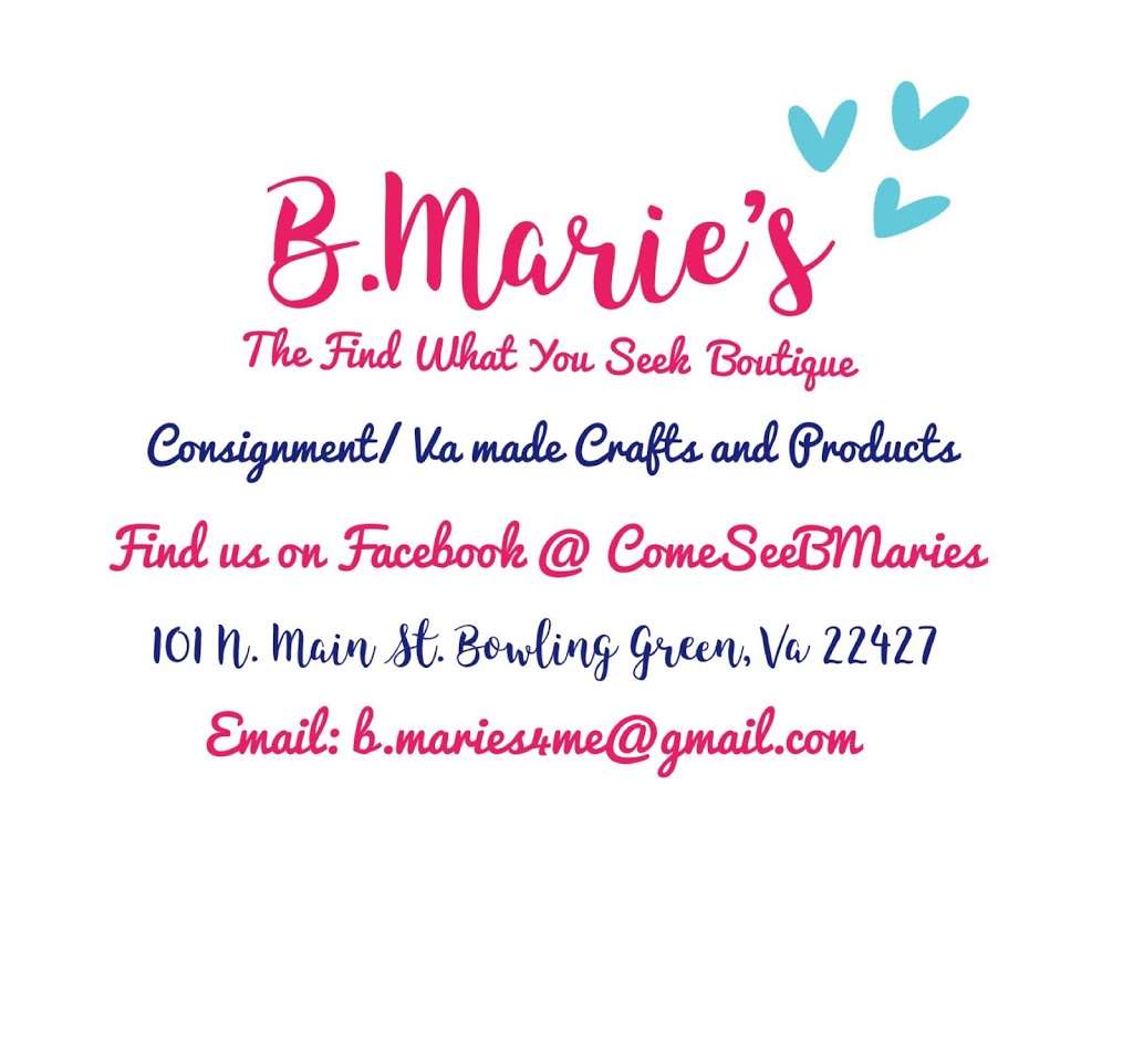 B.Marie’s | 101 S Main St, Bowling Green, VA 22427