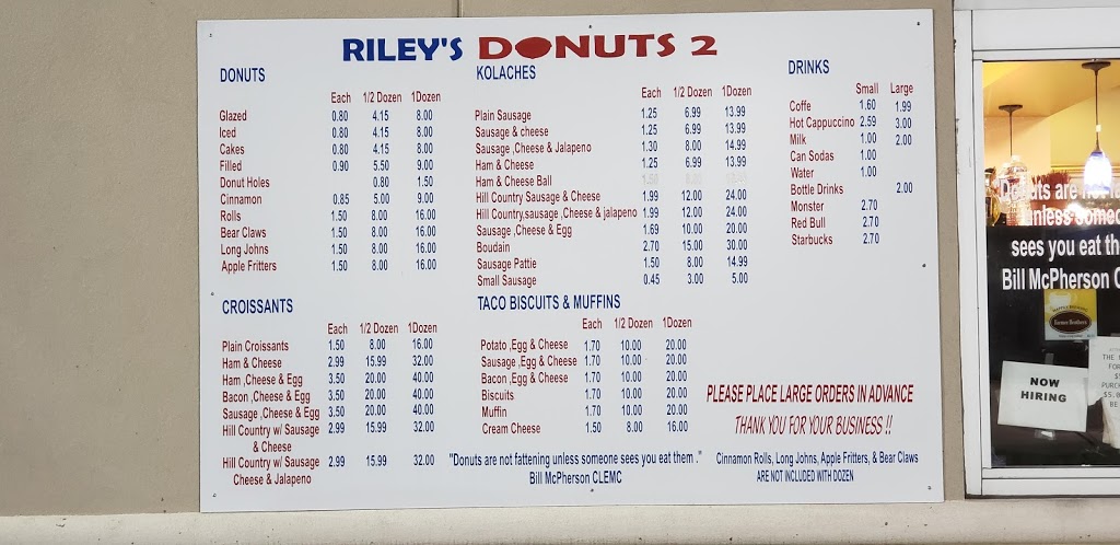 Rileys Donuts 2 | 211 W El Dorado Blvd, Friendswood, TX 77546, USA | Phone: (281) 486-2445