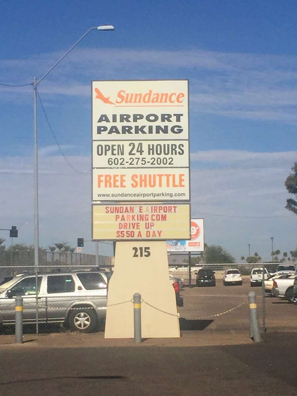 Sundance Airport Parking | 215 N 40th St, Phoenix, AZ 85034, USA | Phone: (602) 275-2002