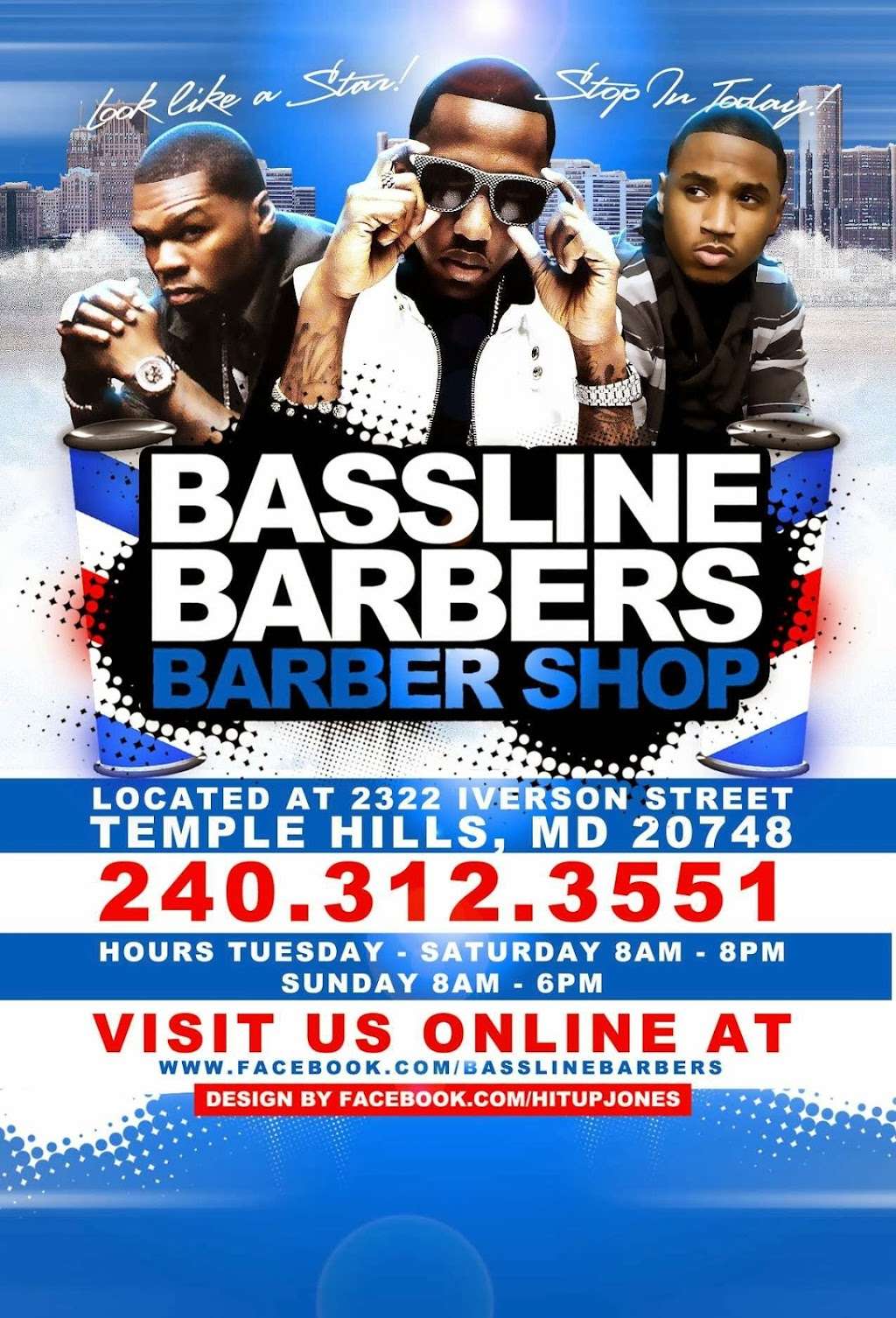 Bassline Barbers Barbershop | 2322 Iverson St, Hillcrest Heights, MD 20748, USA | Phone: (240) 312-3551