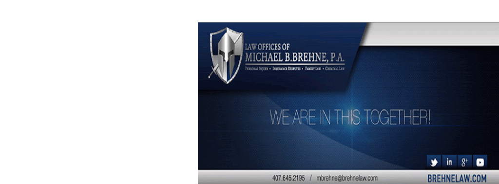 Law Offices of Michael B. Brehne, P.A. | 8875 Hidden River Pkwy #300, Tampa, FL 33637 | Phone: (813) 975-7400