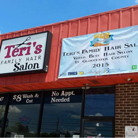 Teris Family Hair Salon | 722 Mantua Pike, Woodbury Heights, NJ 08097, USA | Phone: (856) 537-5147