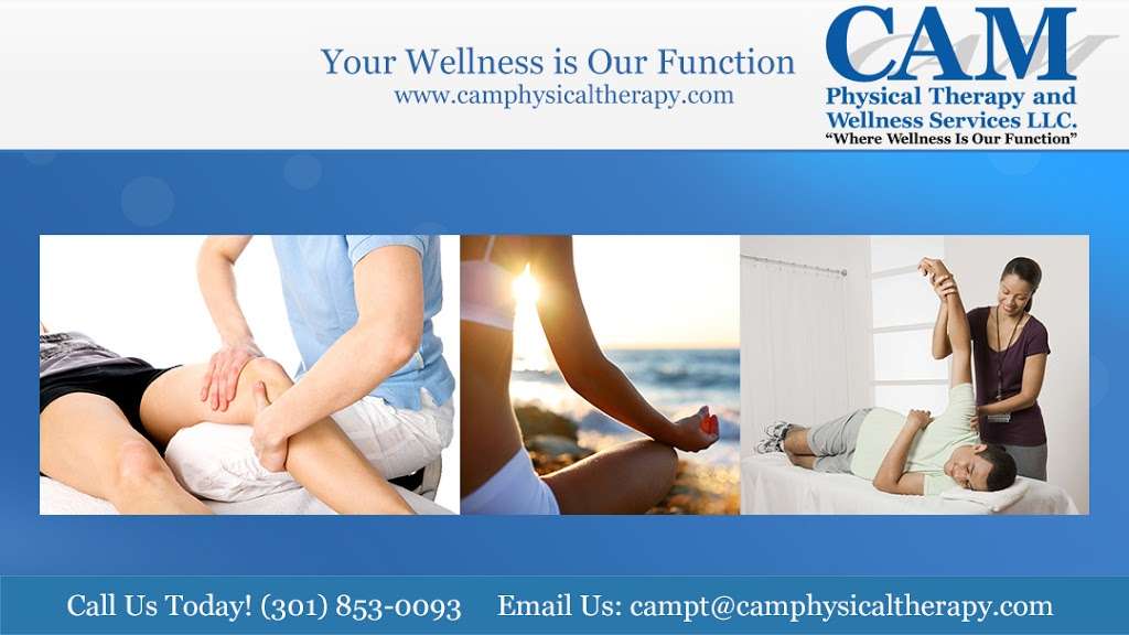 CAM Physical Therapy and Wellness Services | 12150 Annapolis Rd #305, Glenn Dale, MD 20769 | Phone: (301) 464-7390