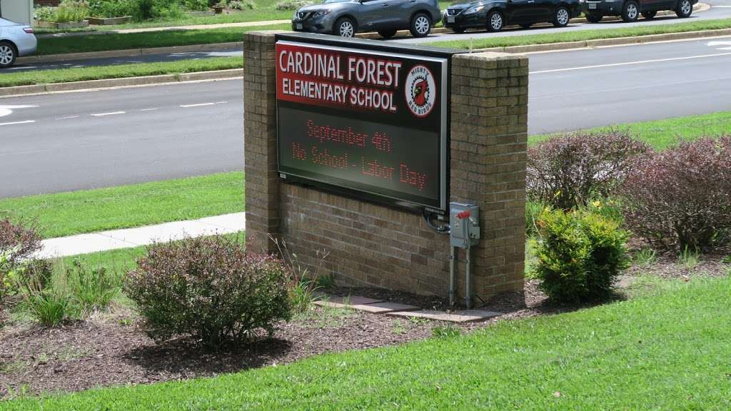 Cardinal Forest Elementary School | 8600 Forrester Blvd, West Springfield, VA 22152, USA | Phone: (703) 923-5200