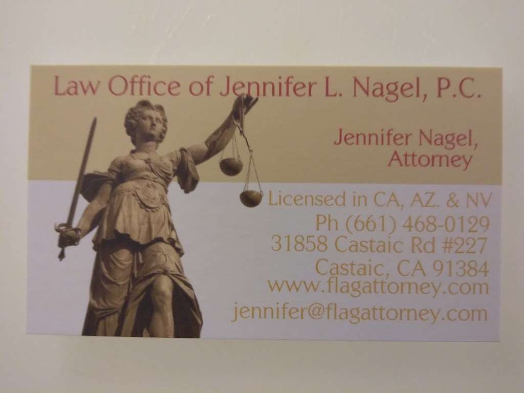 Law Office of Jennifer L. Nagel, P.C. | 31858 Castaic Rd #227, Castaic, CA 91384, USA | Phone: (661) 468-0129