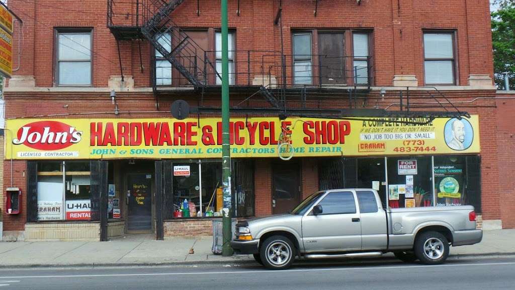 Johns Hardware & Bicycle Shop | 7350 S Halsted St, Chicago, IL 60621, USA | Phone: (773) 483-7443