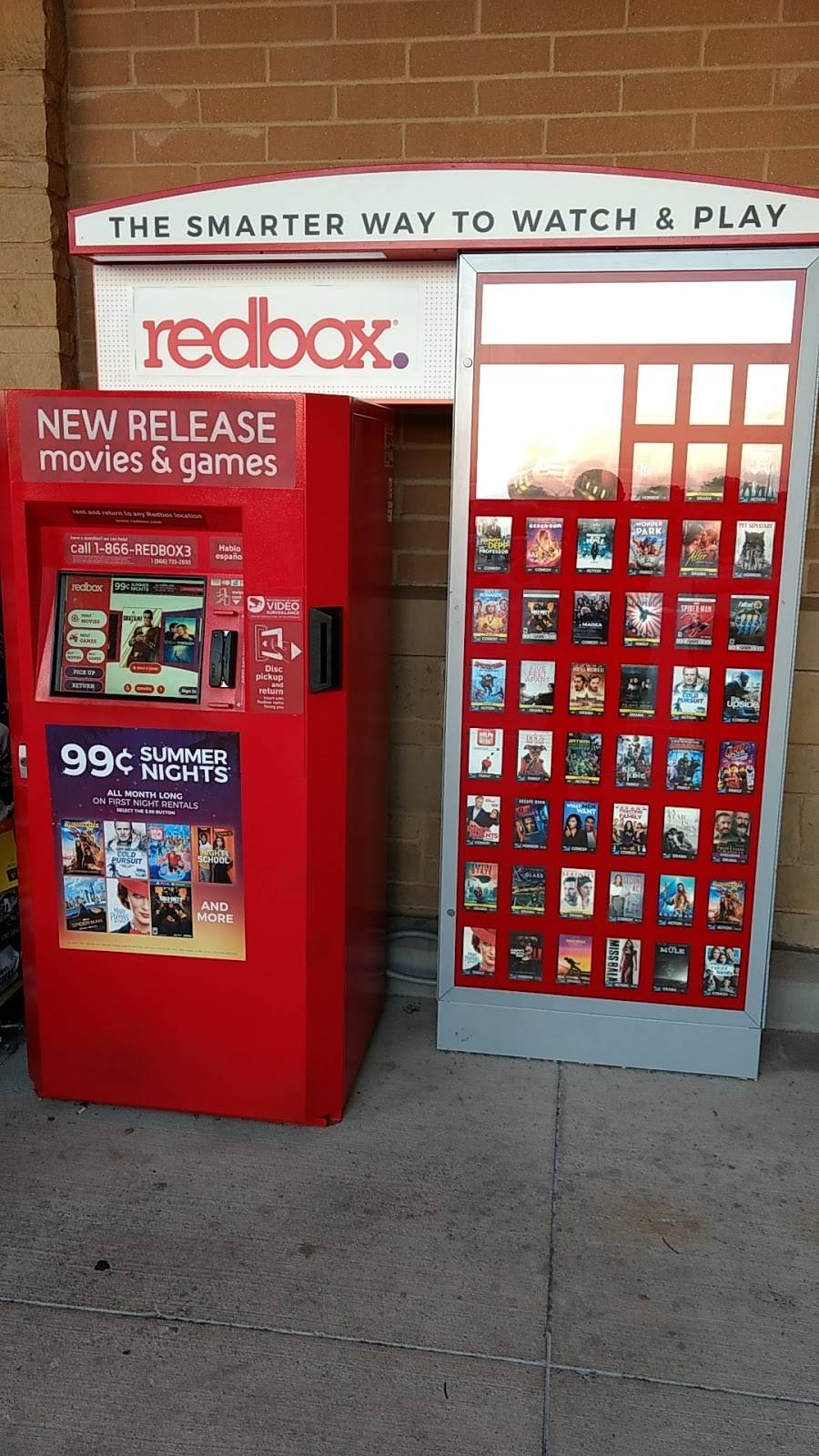 Redbox | 1950 N Goliad St, Rockwall, TX 75087, USA | Phone: (866) 733-2693