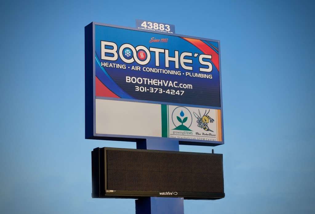 Boothes Heating, Air & Plumbing | 43883 Airport View Dr suite a, Hollywood, MD 20636, USA | Phone: (301) 373-4247