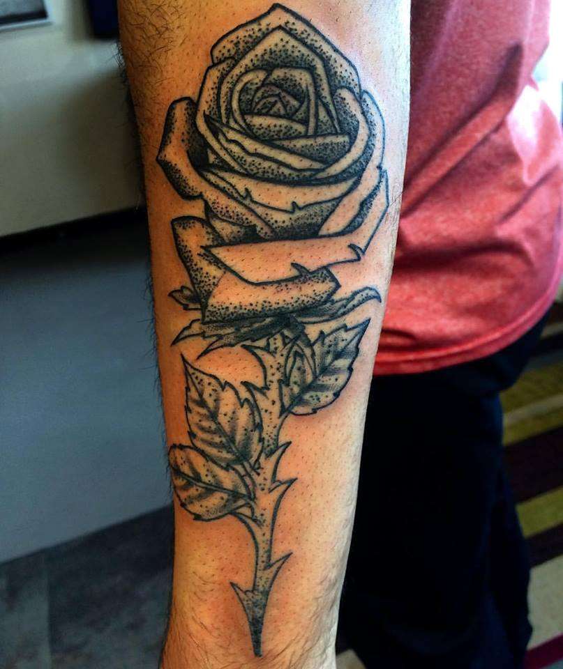 Rose & Dagger Tattoo | 12914 FM 1960 Suite G, Houston, TX 77065, USA | Phone: (214) 280-6509