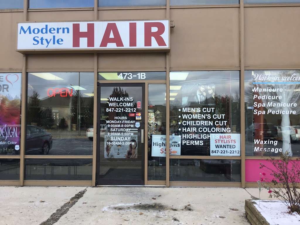 Modern Style Hair | 473 W Northwest Hwy #1B, Palatine, IL 60067 | Phone: (847) 221-2212