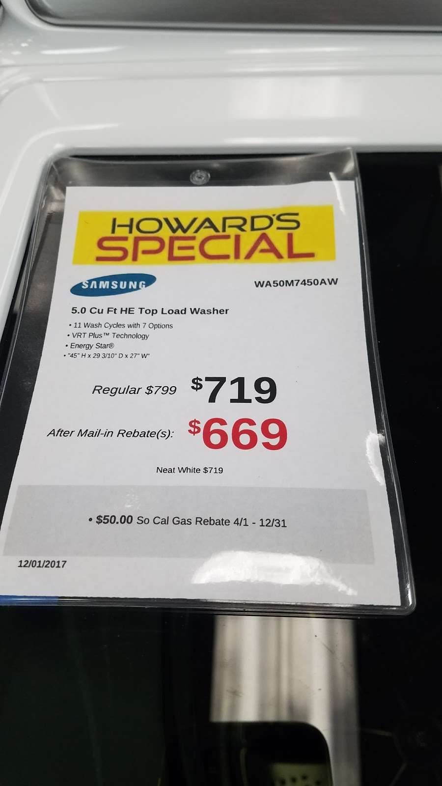 Howards Appliance TV & Mattress | 3300 E Willow St, Long Beach, CA 90755, USA | Phone: (562) 427-0984