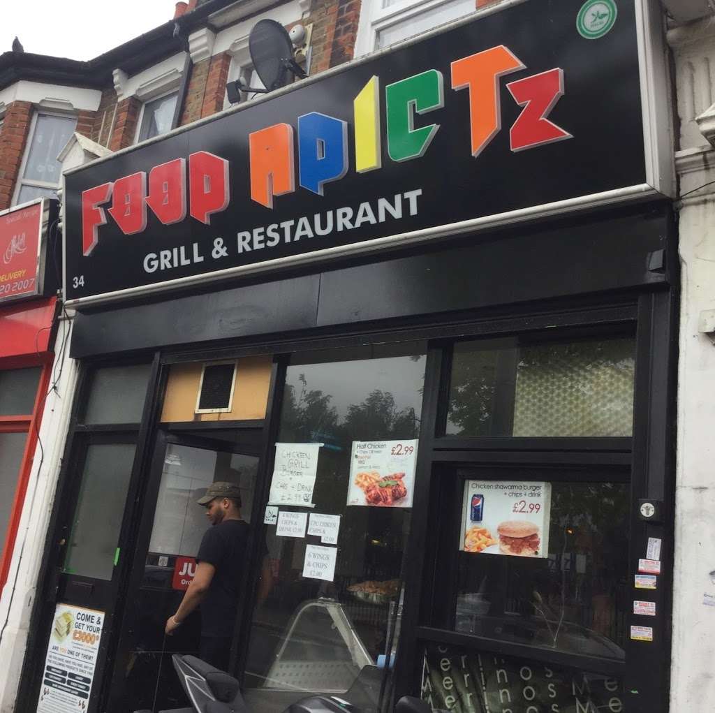 Food Adictz | 34 Wood St, Walthamstow, London E17 3HT, UK | Phone: 020 8521 4141