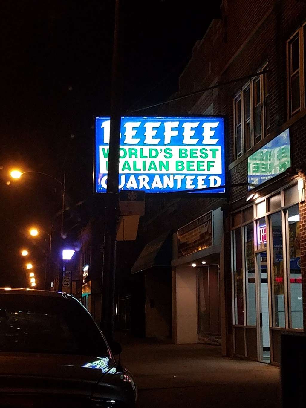 Beefee | 5846 W North Ave, Chicago, IL 60639, USA | Phone: (773) 745-0414