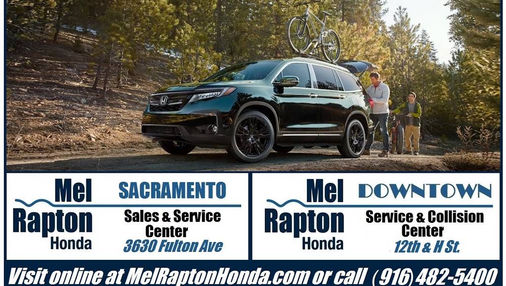 Mel Rapton Honda | 3630 Fulton Ave, Sacramento, CA 95821, USA | Phone: (916) 436-8364